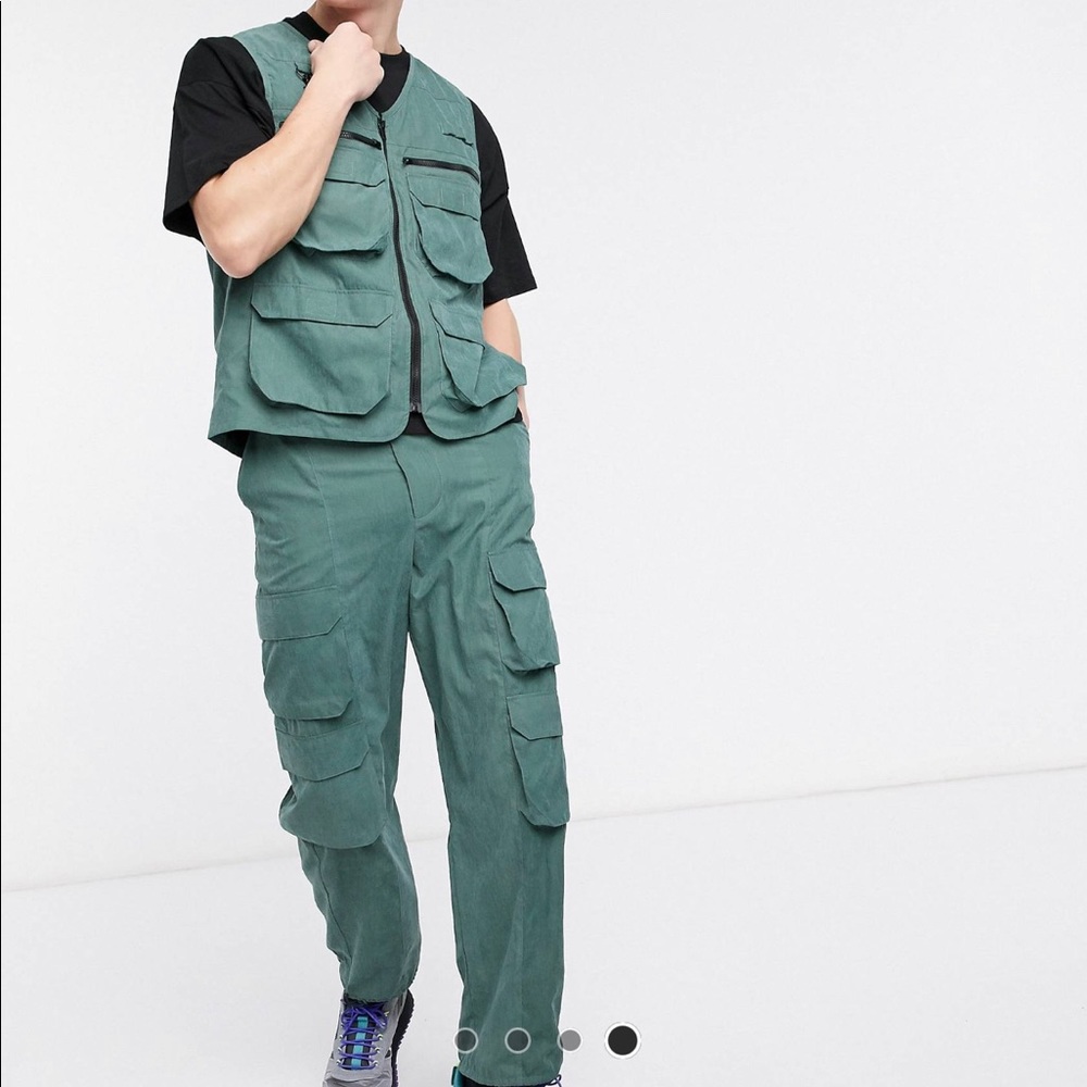 Utility Ragged Vest and Cargo pants
